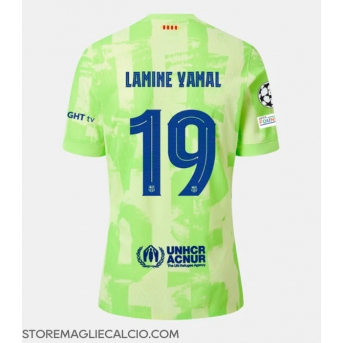 Barcelona Lamine Yamal #19 Maglia Gara Terza Repliche 2024-25
